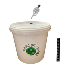 Load image into Gallery viewer, 5 Litre Homebrew Bucket with bubbler airlock and thermometer strip
