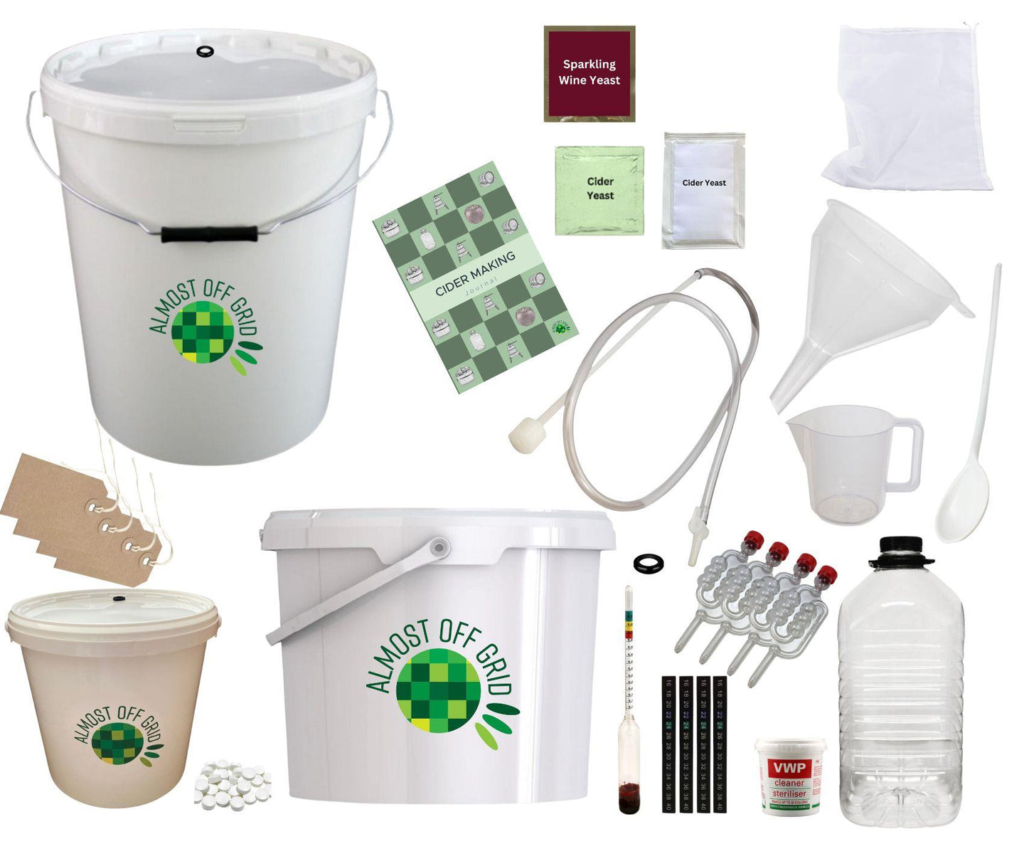 Ultimate 4 Ciders Brewing Kit for Still, Sparkling and Wild Cider