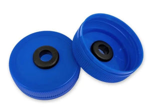 Bored Lid Cap x2 with grommets for PET Demijohns