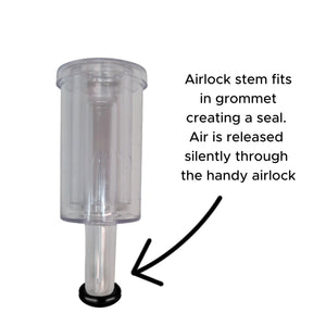 2 x 5 Litre /1 gallon PET Demijohns with Caps, Grommets, Handy Airlocks Thermometers