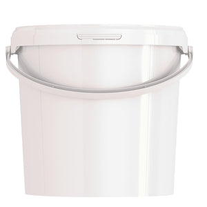 5 Litre Homebrew Bucket with bubbler airlock and thermometer strip